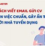 Cách Viết Cv Xin Việc Gửi Qua Email